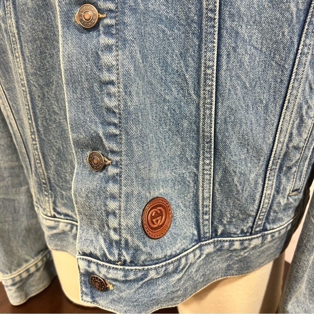 GUCCI X DISNEY DONALD DUCK embroidered denim Jacket NWT 56 or 3X *Posh Pick! - Picture 3 of 14